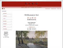 Tablet Screenshot of dawo.de